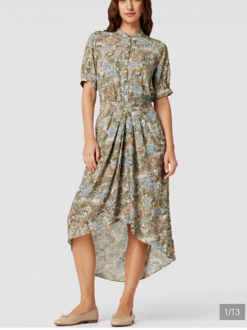 Zadig & Voltaire Rima British Flowers dress in Size L